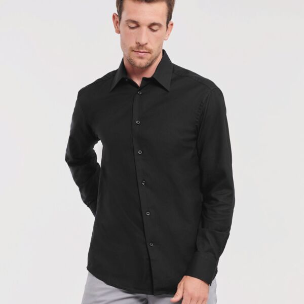 Men's Long Sleeve Tailored Oxford Shirt Thumbnail