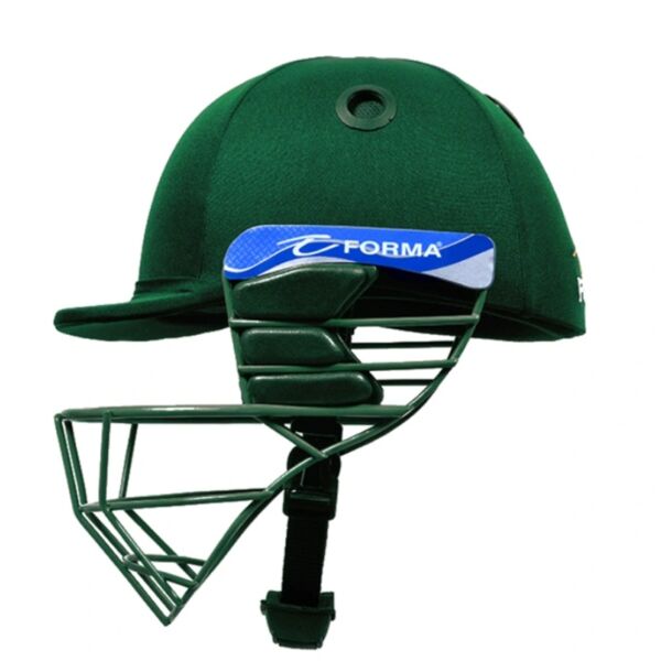 FORMA CRICKET HELMET LITTLE MASTER STEEL GRILL BOTTLE GREEN Thumbnail